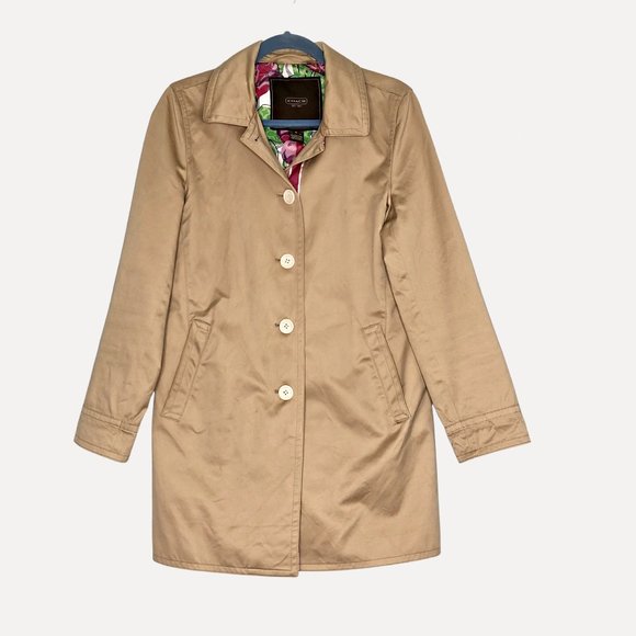Coach Jackets & Blazers - Coach Tan Four Button Jacket Womens Small